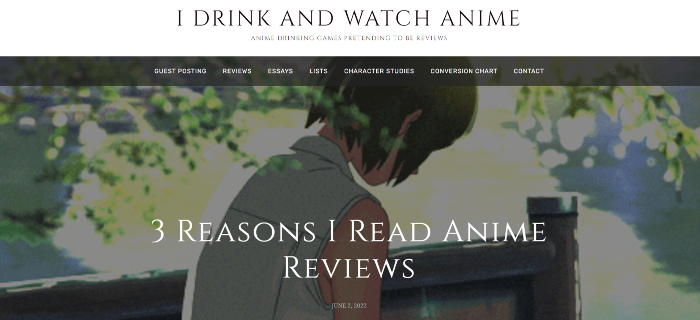 I drink and watch anime Reviews - Reviews